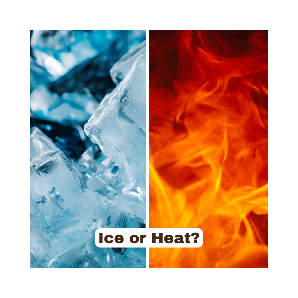 Ice therapy or Heat therapy